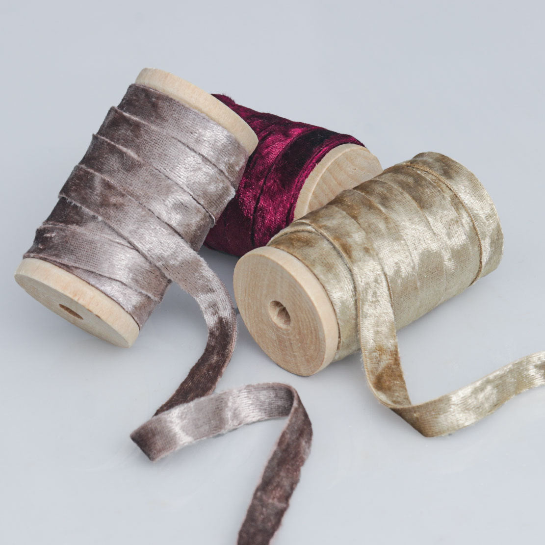 1cm Double-Sided Luxe Velvet Ribbon for DIY Crafts, Bows & Holiday Decor