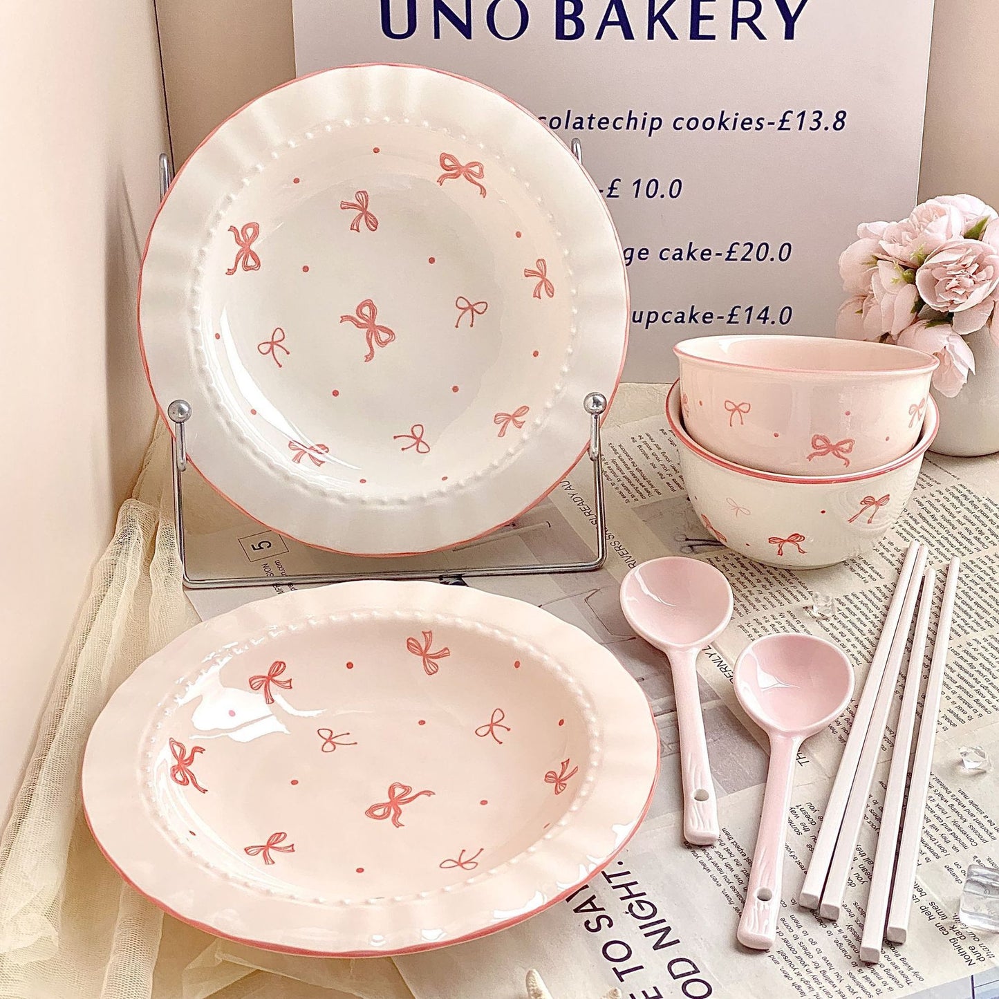 Cute Ceramic Dinnerware Set for Two | Couple's Home Dining