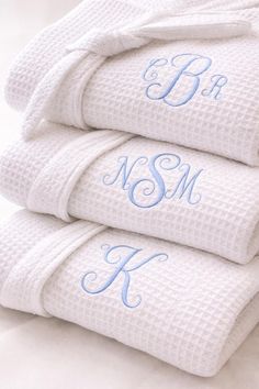 Personalized Spa Waffle Robes