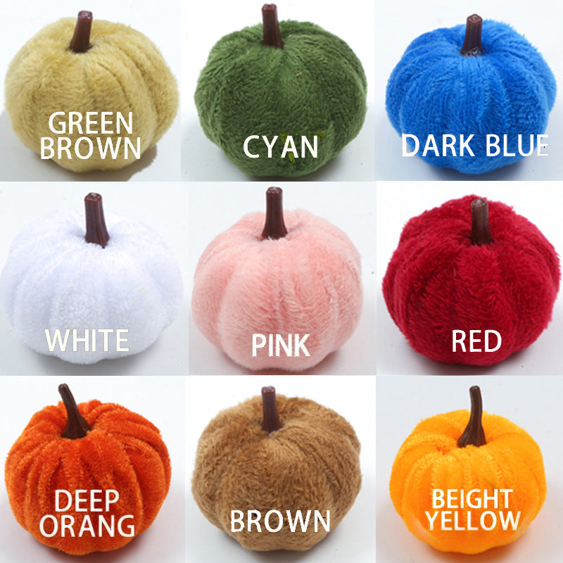 Chic Faux Velvet Pumpkins | Colorful Boho Fall Home Decor