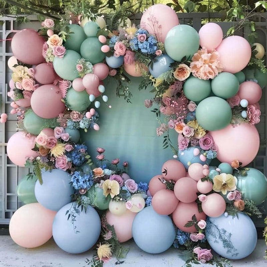 Boho Vintage Balloon Arch Garland Kit for Retro Party Decor