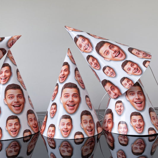 Customizable Fun Face Party Hats
