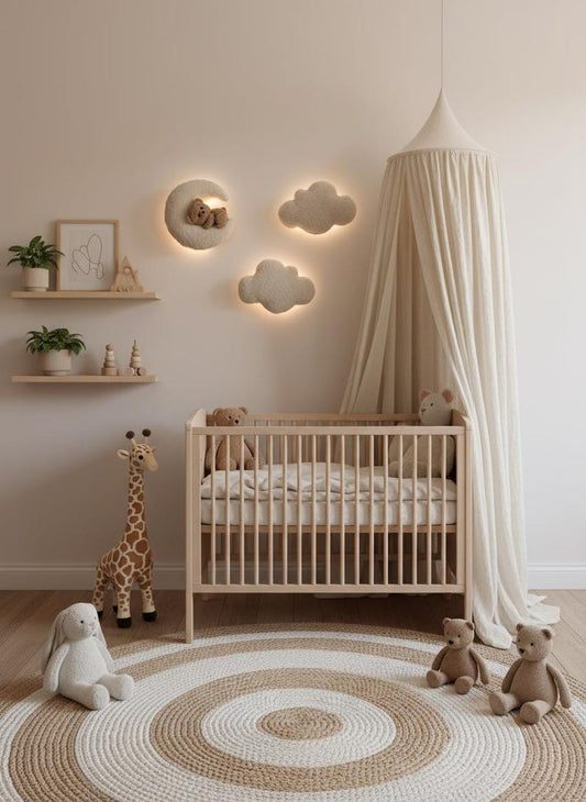 Chic Boucl¨¦ Nursery Night Lights
